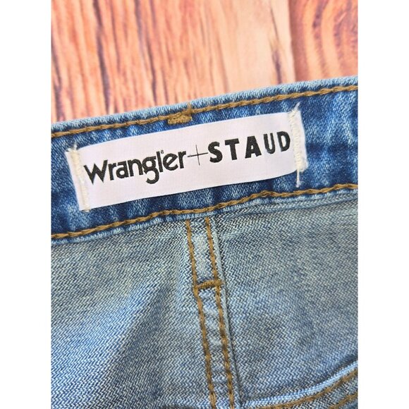 Wrangler X Staud Slim Fit The Everyday Jean Crafted 28 x 32 NWT NEW - Picture 5 of 12